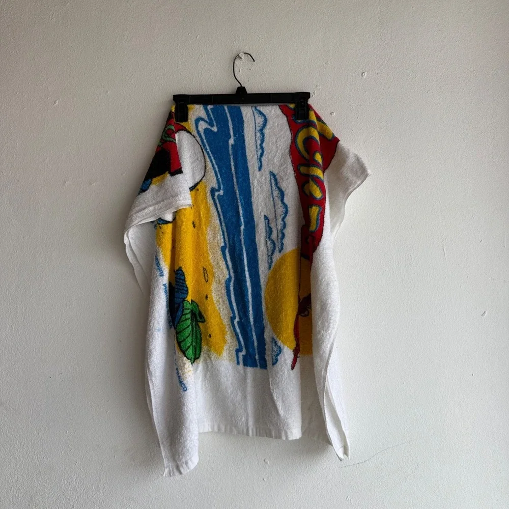 Vintage 90s Disney Mickey Mouse Beach Towel Franco Surf‎ Sunglasses Retro Vtg